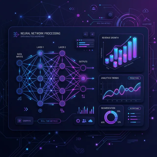 Ingeniero de automatización Duparfay controlando bases de datos de machine learning para tableros de mando predictivos