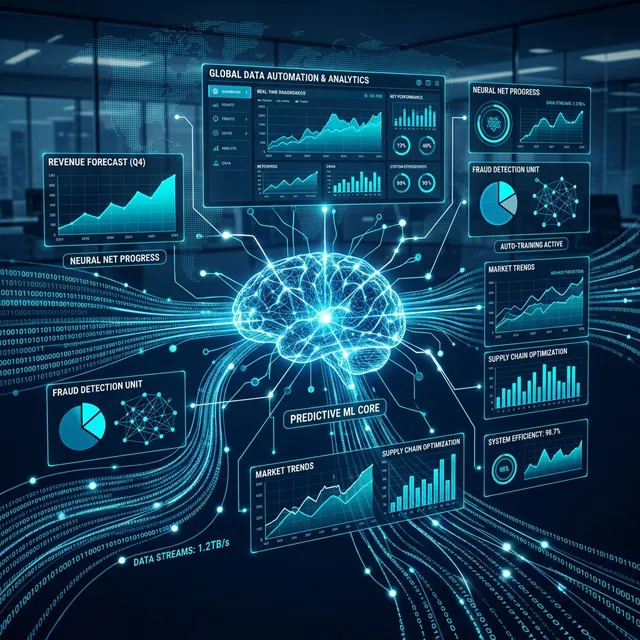 Visualización cibernética de Machine Learning y Automatización Pura